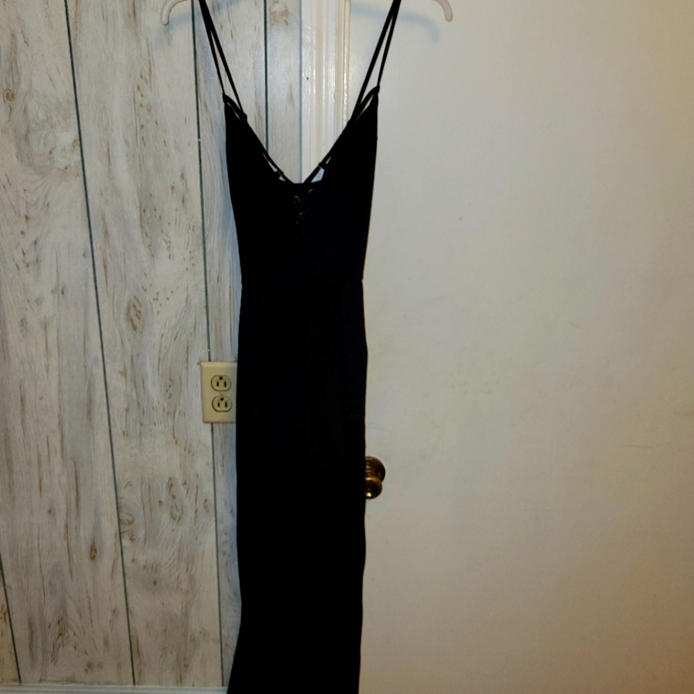 All black romper with shorts  XS